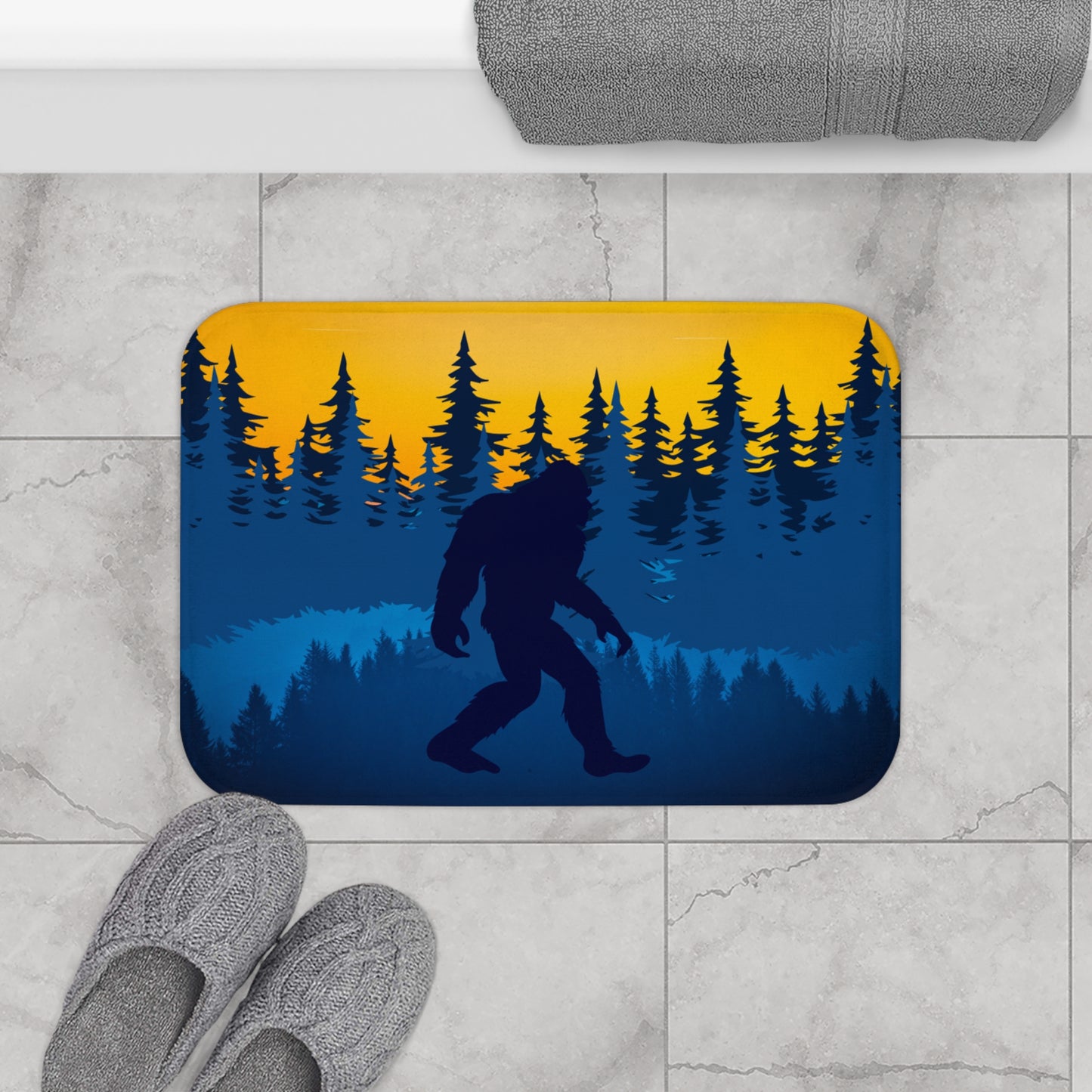 Big Foot Blue Horizon - Bath Mat