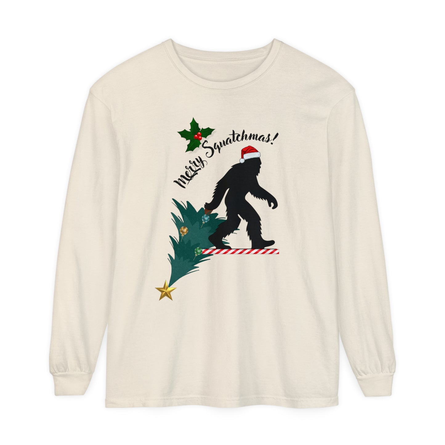 Merry Squatchmas Long Sleeve T-Shirt