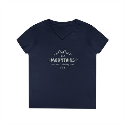Mountains V-Neck T-Shirt