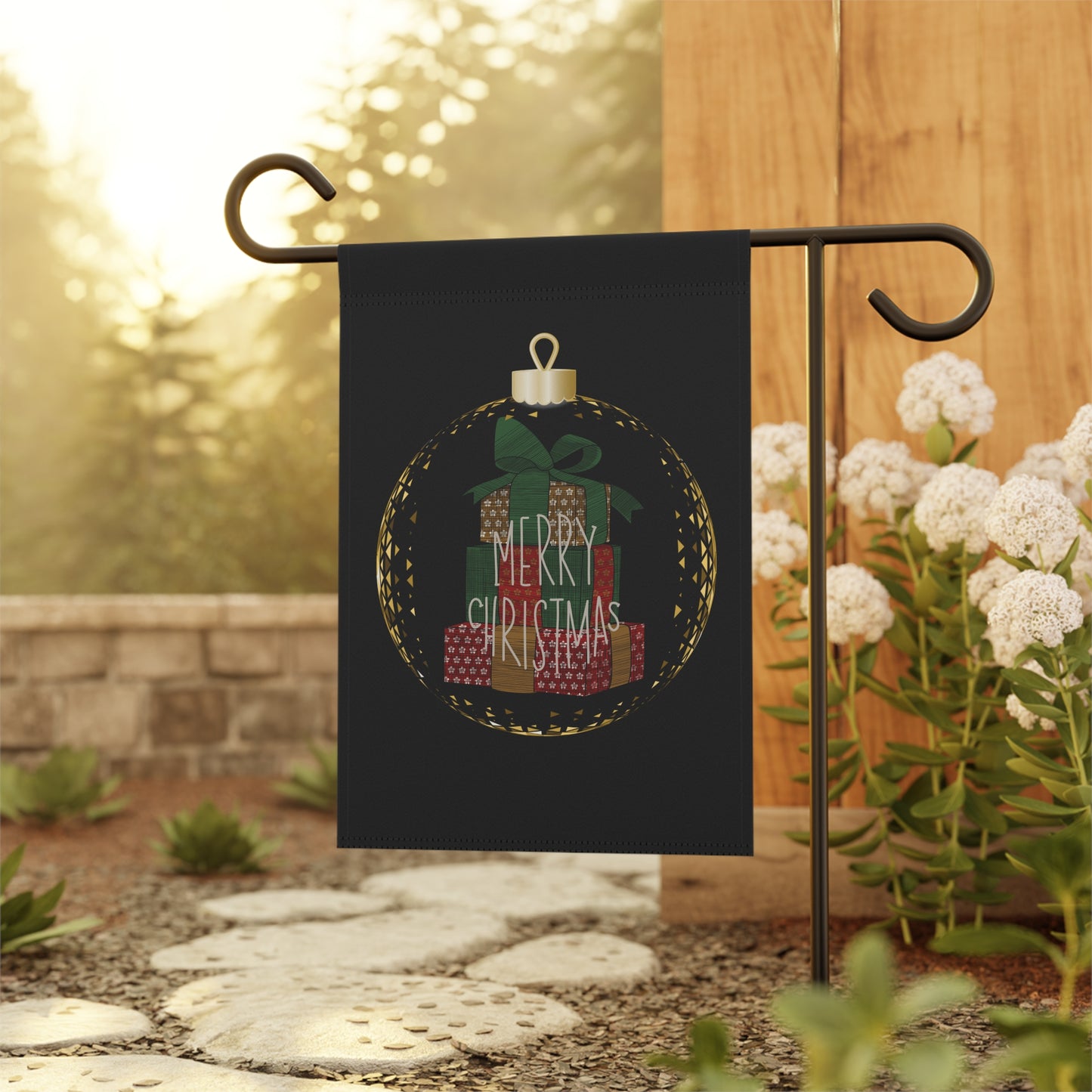 Merry Christmas Garden Banner