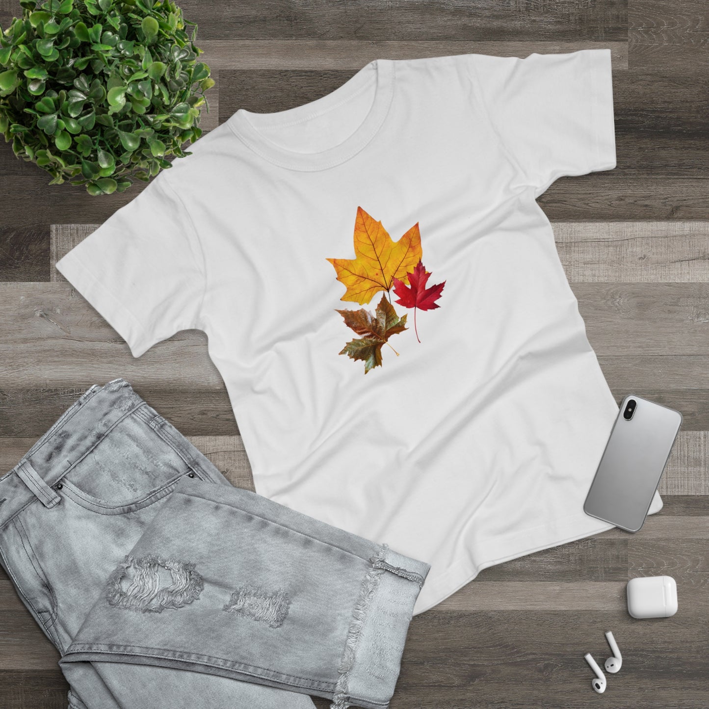 Maple Leaves - Women's T-shirt