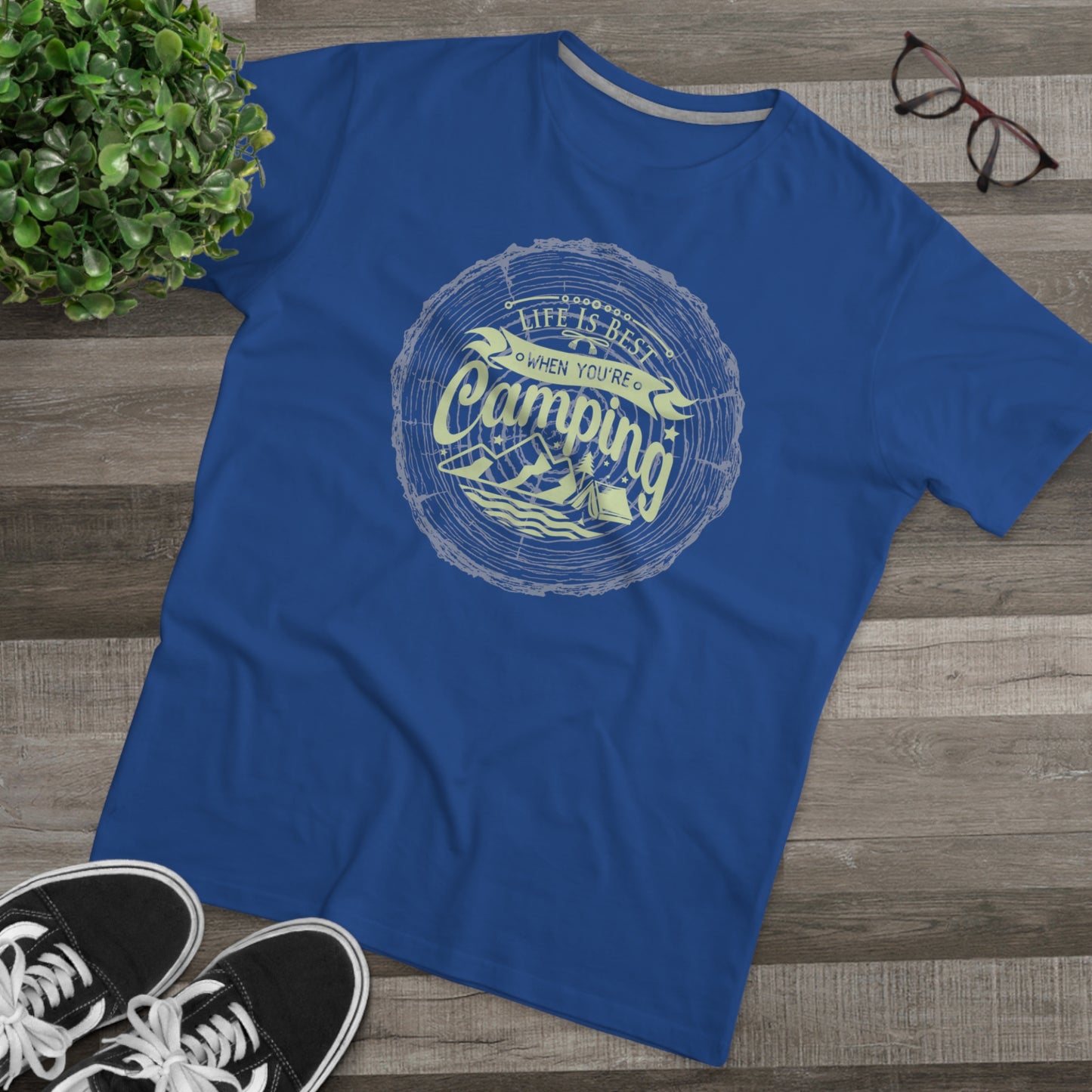 Life Is Best When Your Camping - Men's T Shirt