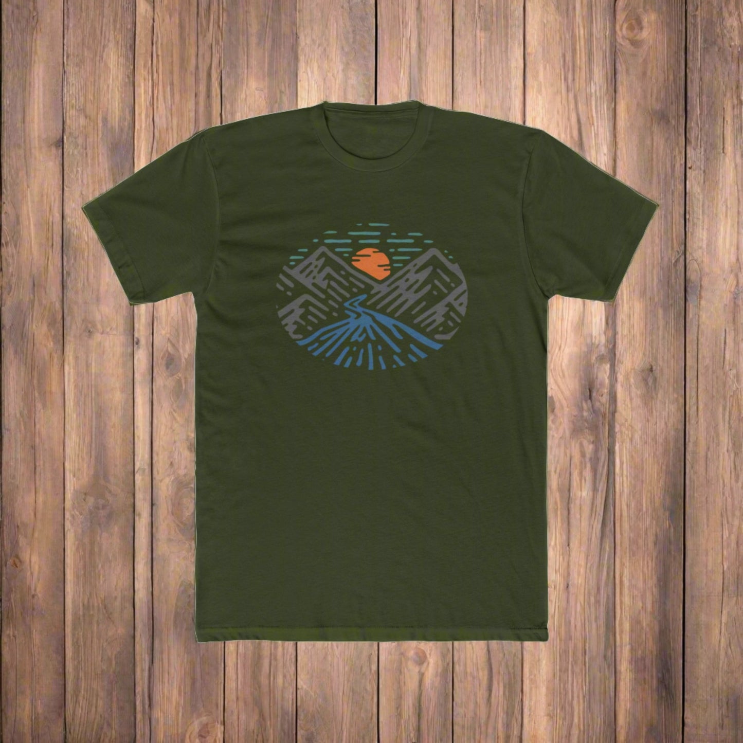 Mountain Air Men's Cotton Crew Tee