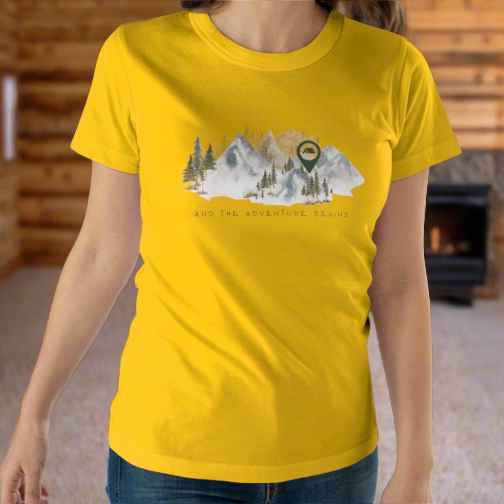 Adventure Begins - Women's T-shirt