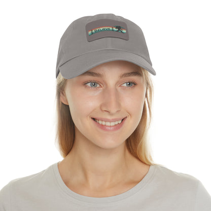 Bigfoot Believe - Hat with Leather Rectangle Patch