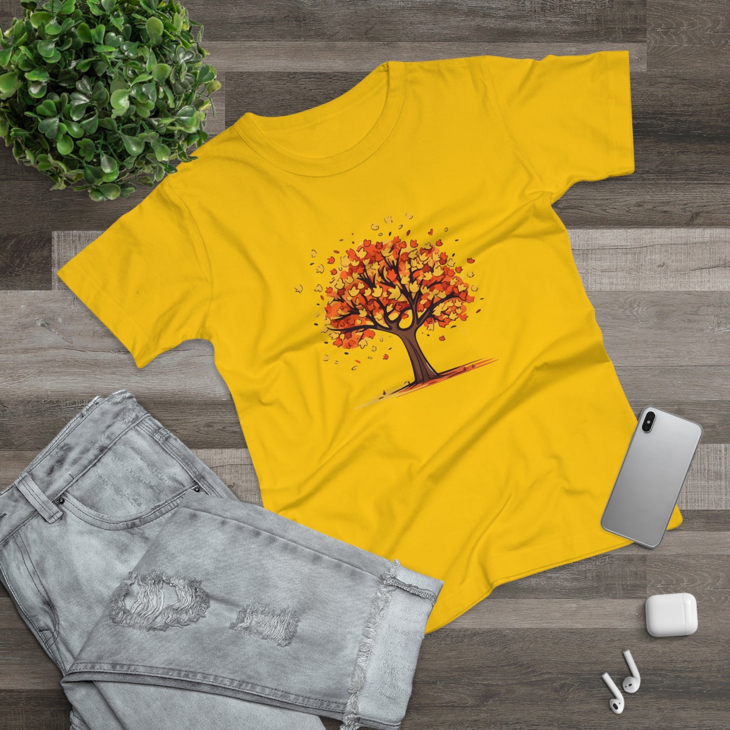 Leaves of the Fall - Women’s Maple Tee