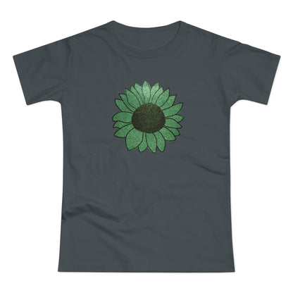 Green Flower Women's T-shirt