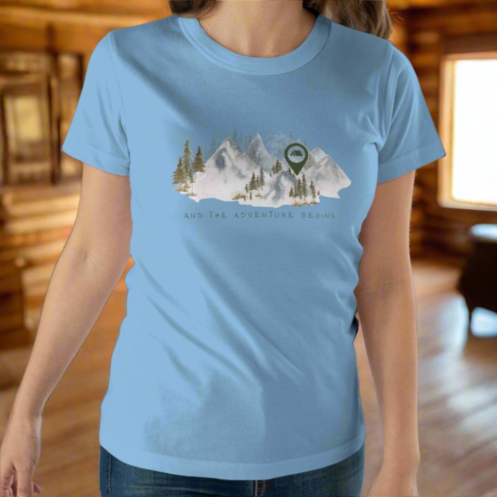 Adventure Begins - Women's T-shirt