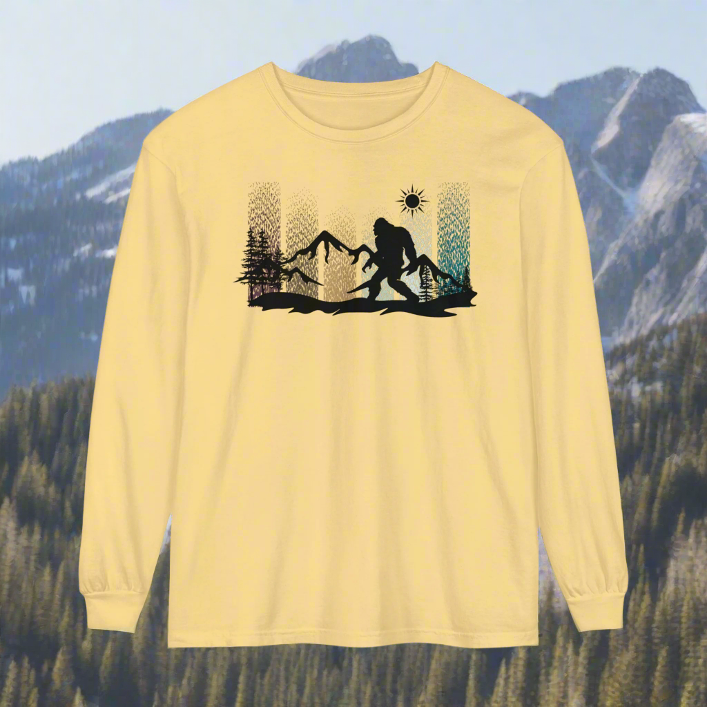 Bigfoot In the Woods - Long Sleeve Shirt