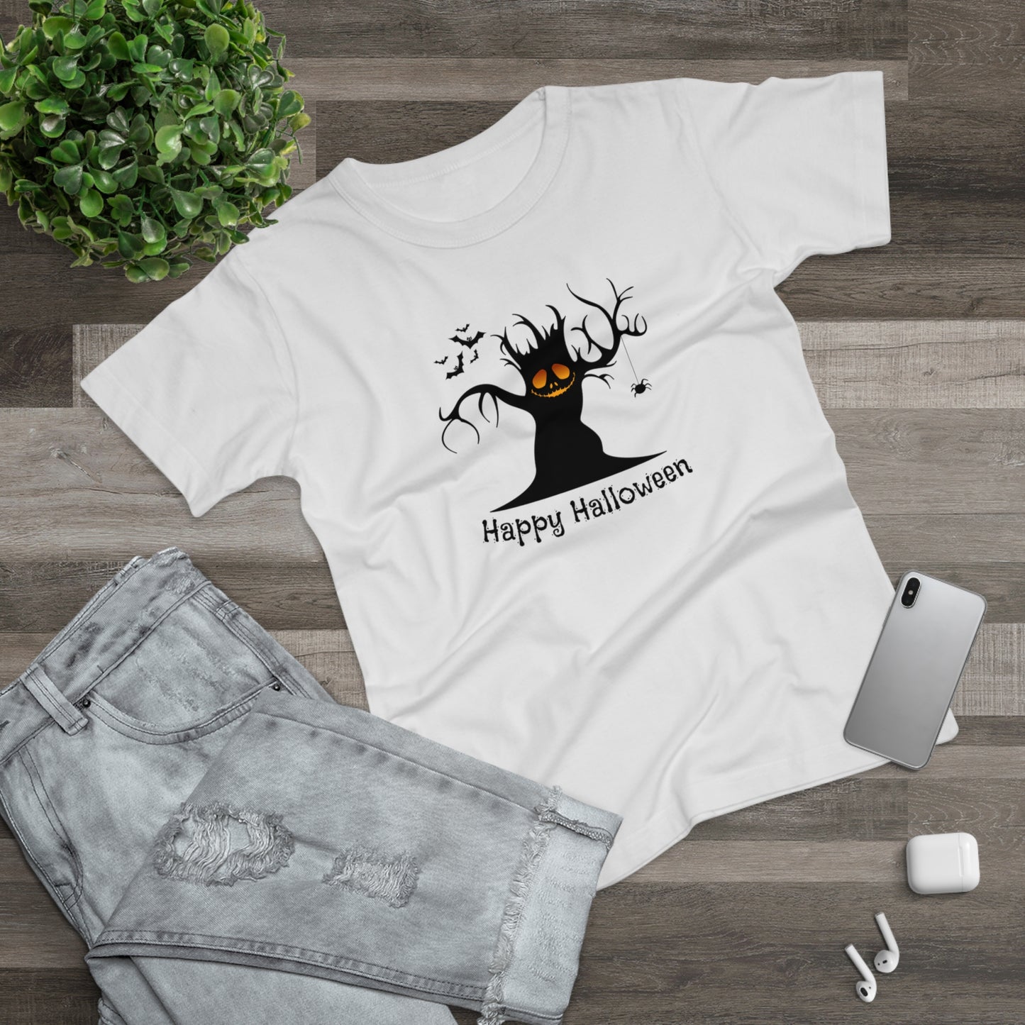 Happy Halloween Spooky Tree  - Women’s Tee