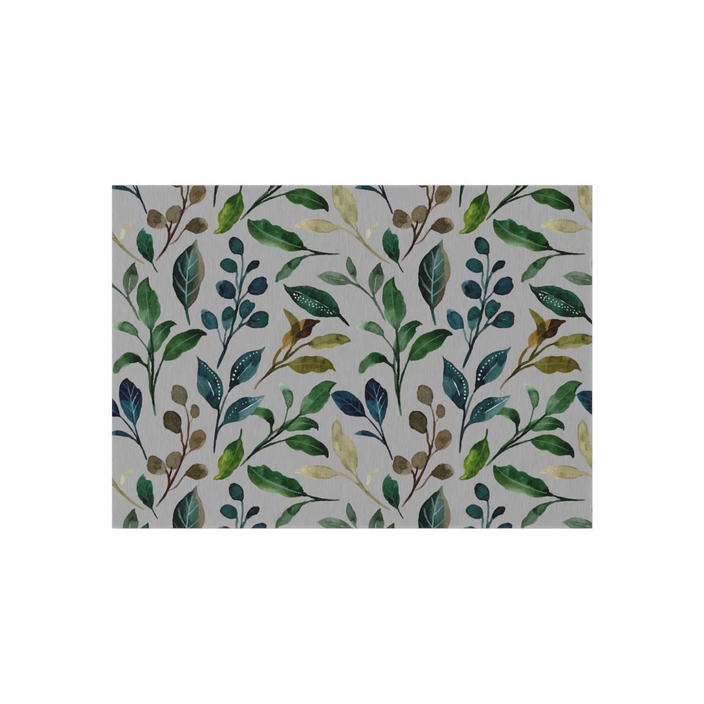 Green Leaves Outdoor Rug