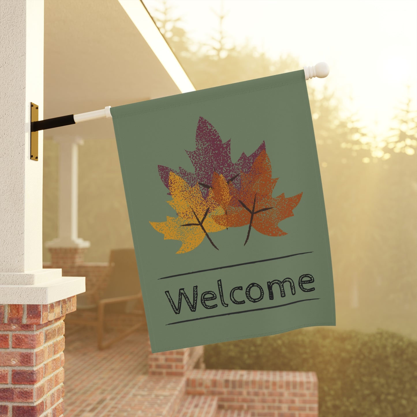 Welcome Fall - Garden & House Banner