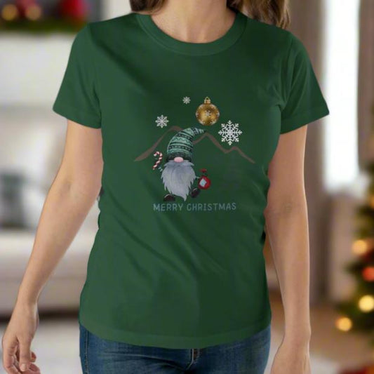 Merry Christmas Time Gnome Women's T-shirt