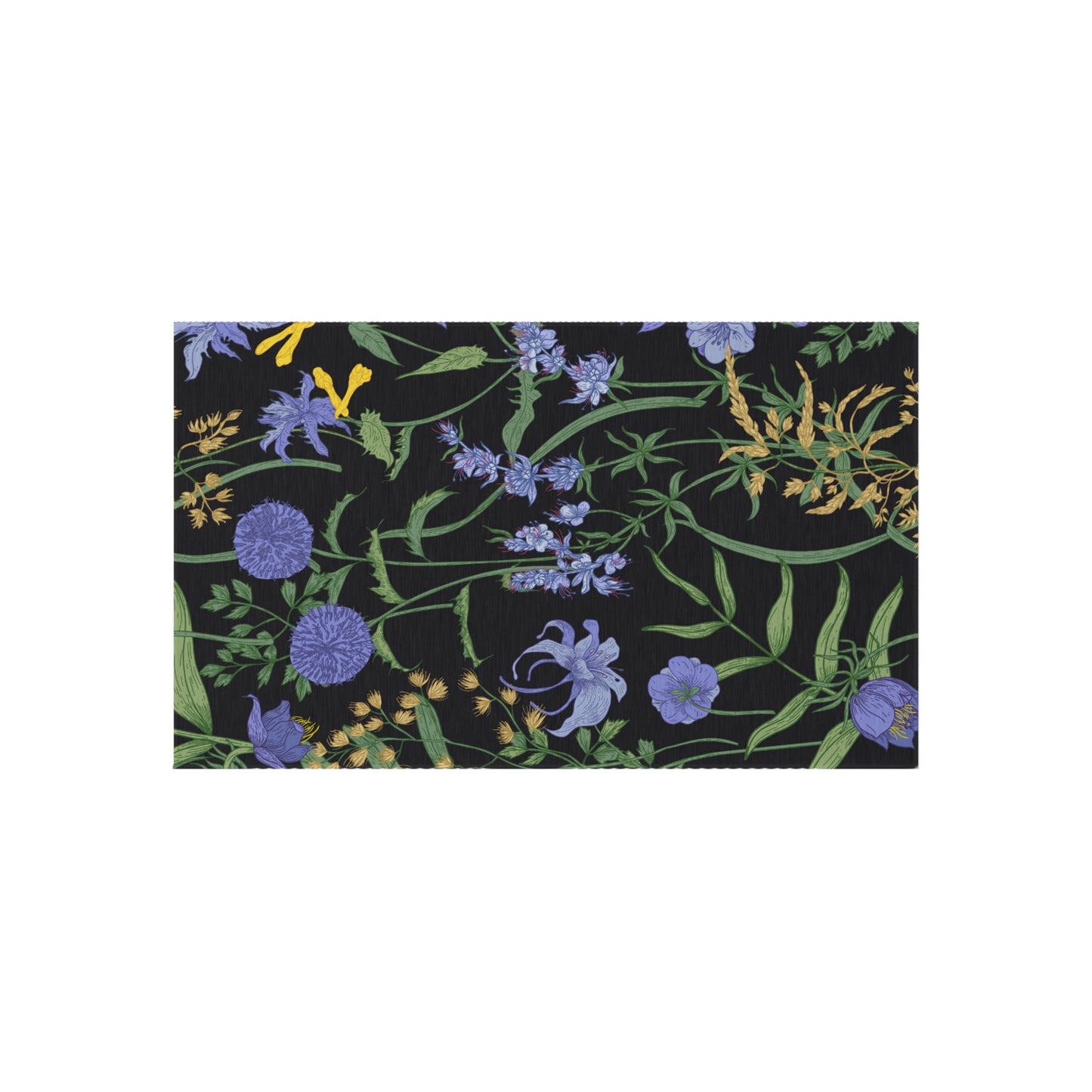 Blue Thistle Outdoor Rug