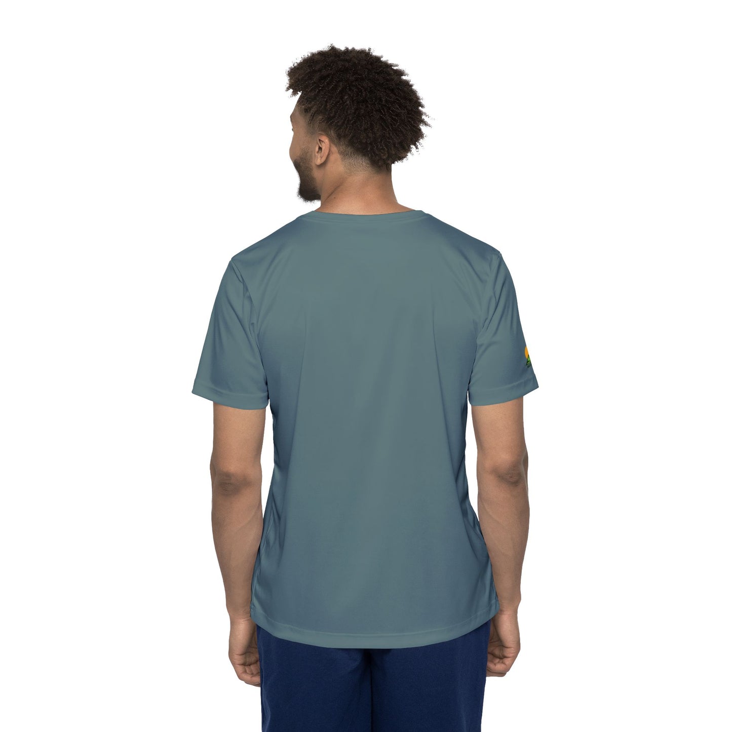 Men's Bigfoot Forest Graphic Sports Jersey — Outdoor Tee for Hiking & Camping