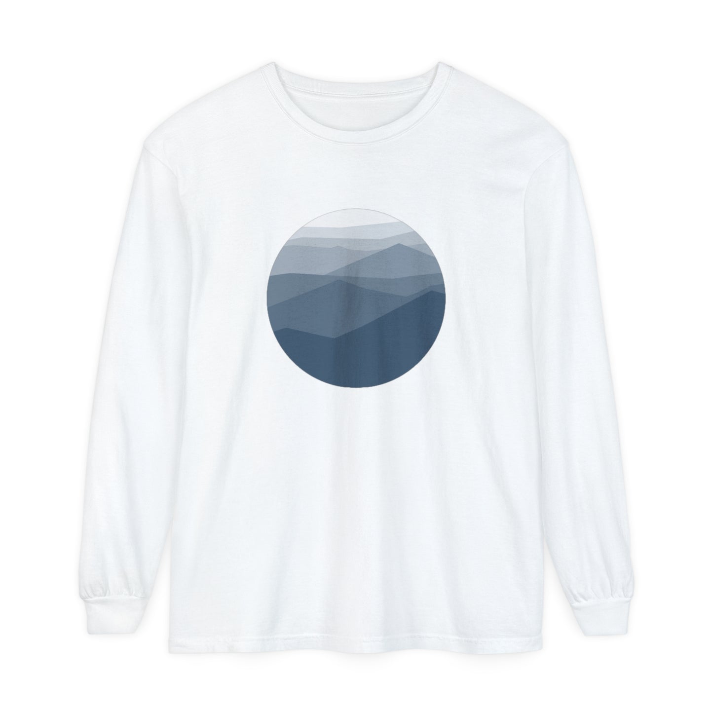 Blue Mountain Unisex Garment-dyed Long Sleeve T-Shirt