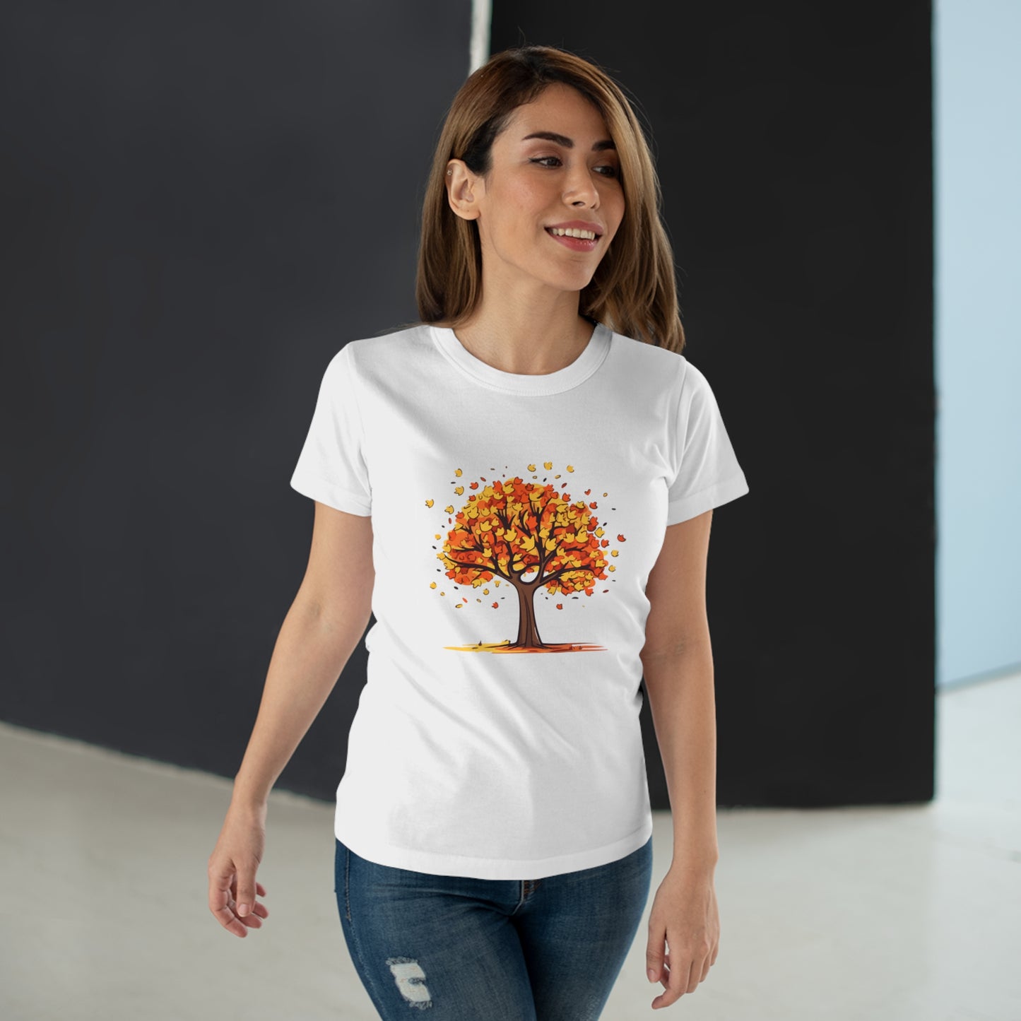 Leaves of the Fall - Women’s Maple Tee