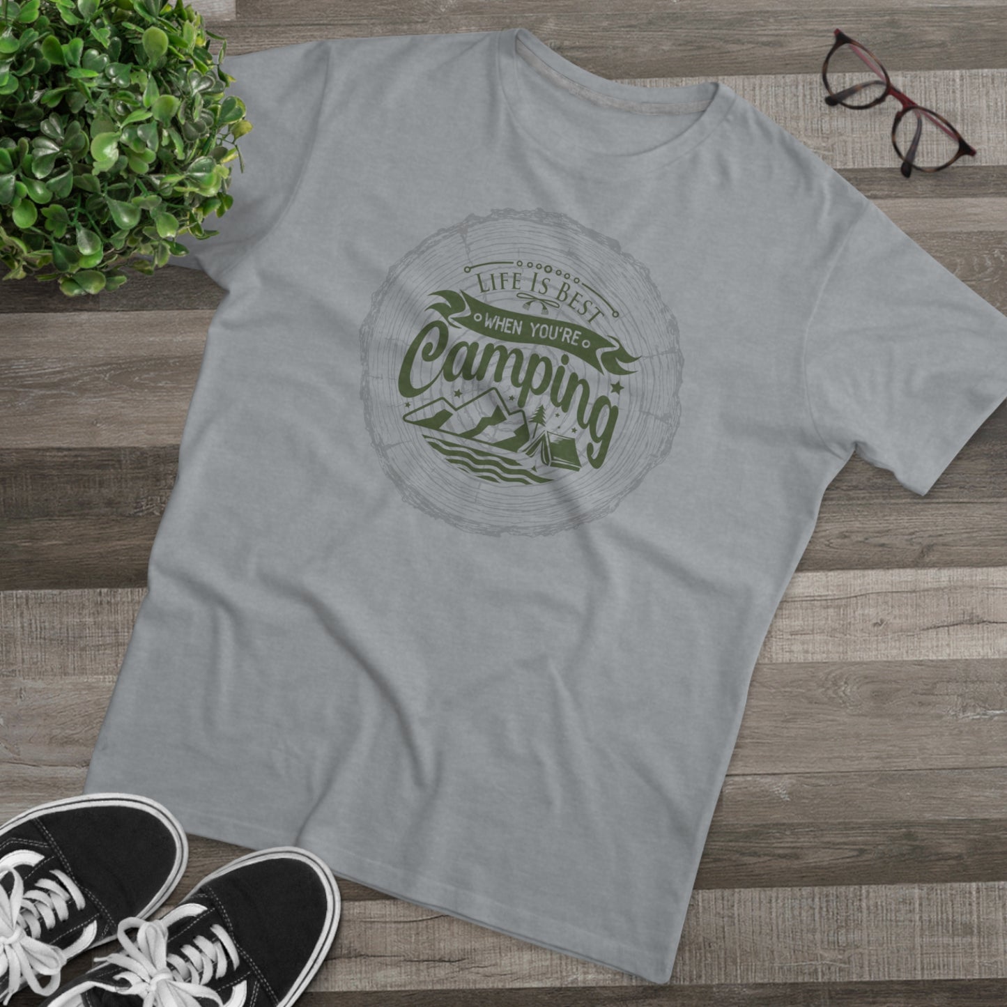 Life Is Best When Your Camping - Men's T Shirt