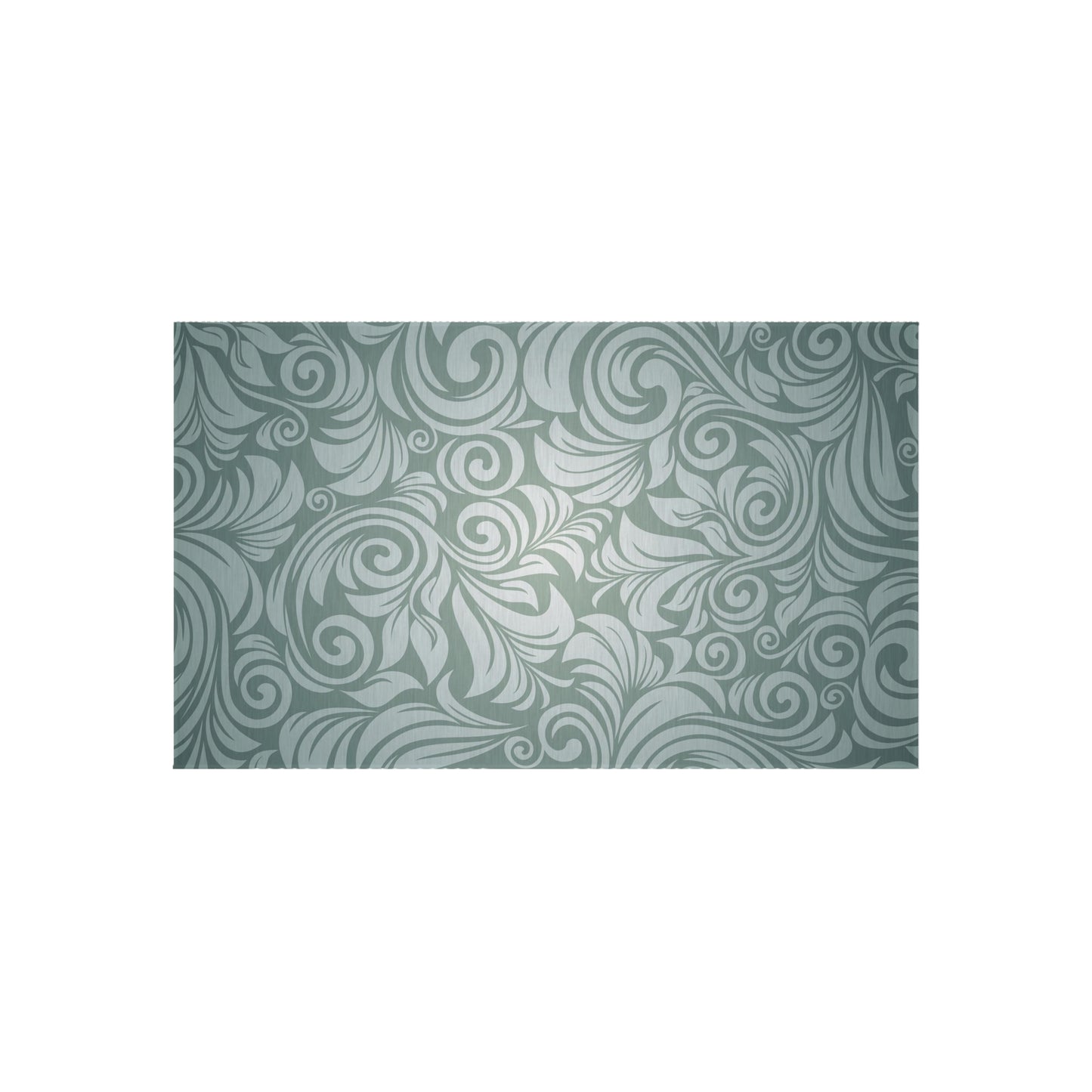 Paisley Green Outdoor Rug