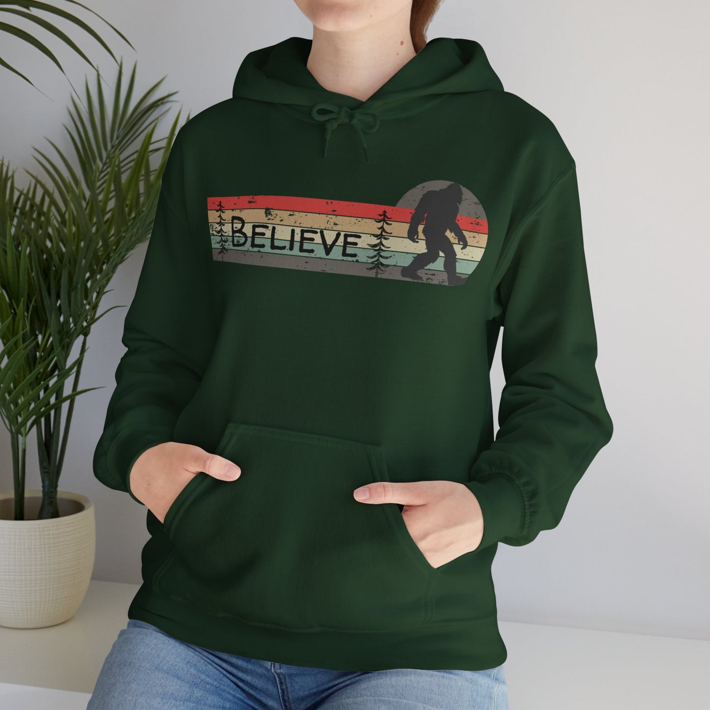 Bigfoot Believe Hooded Sweatshirt