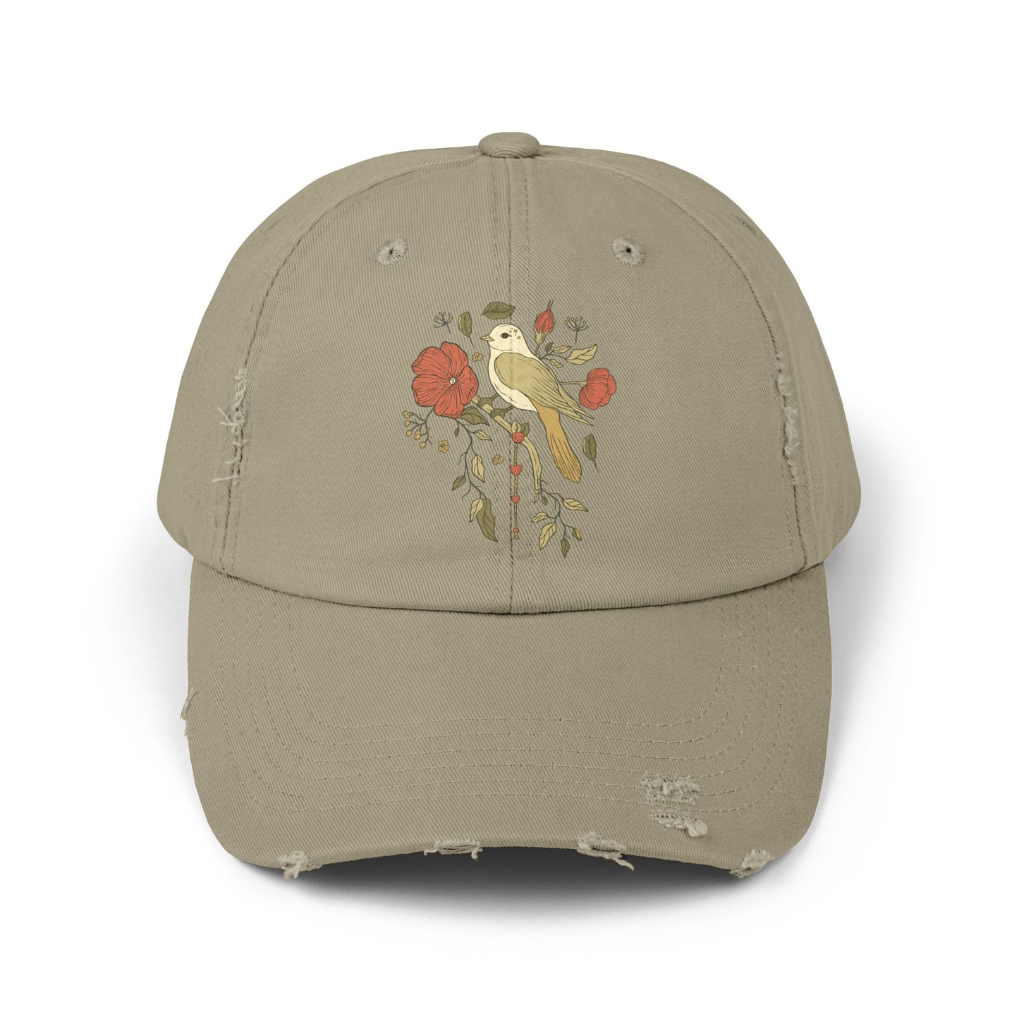 Hey Bird - Distressed Cap