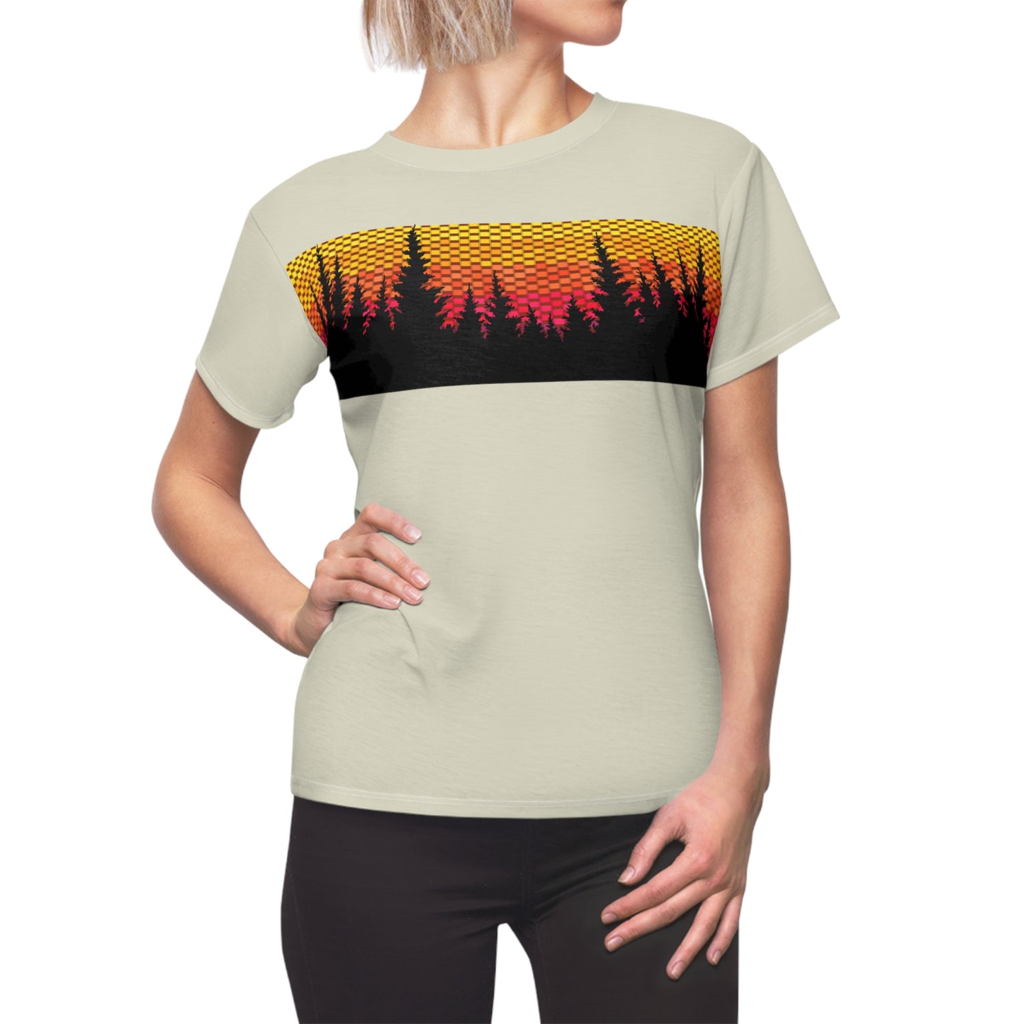 Sunset Pine Cut & Sew Tee