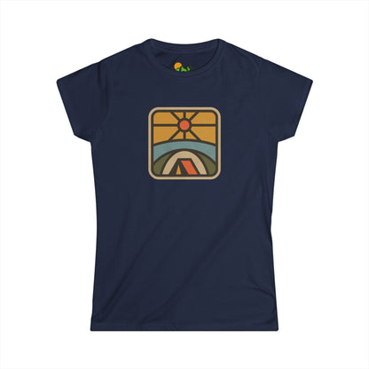 Retro Sunrise Camping Women's Tee