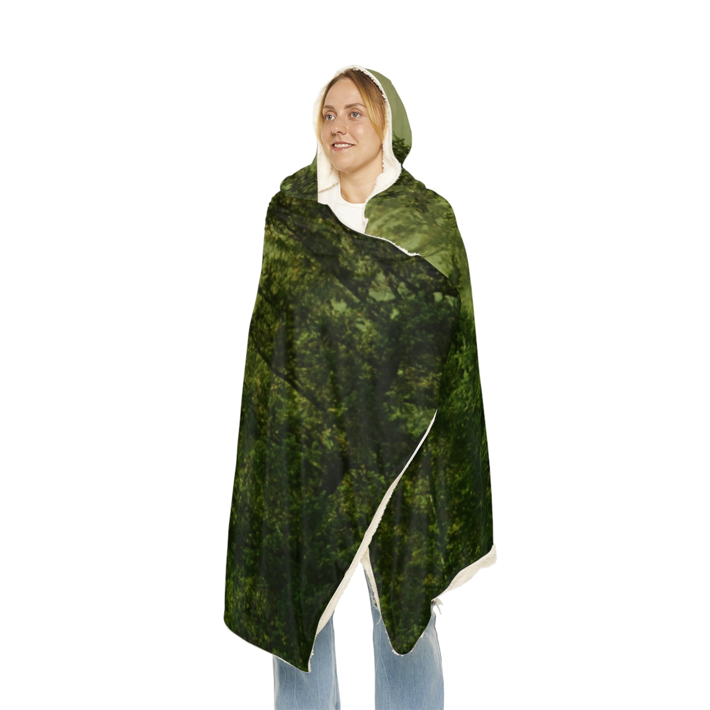 Mossy Green Tree Blanket