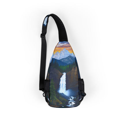 Waterfall Mountain Chest Bag