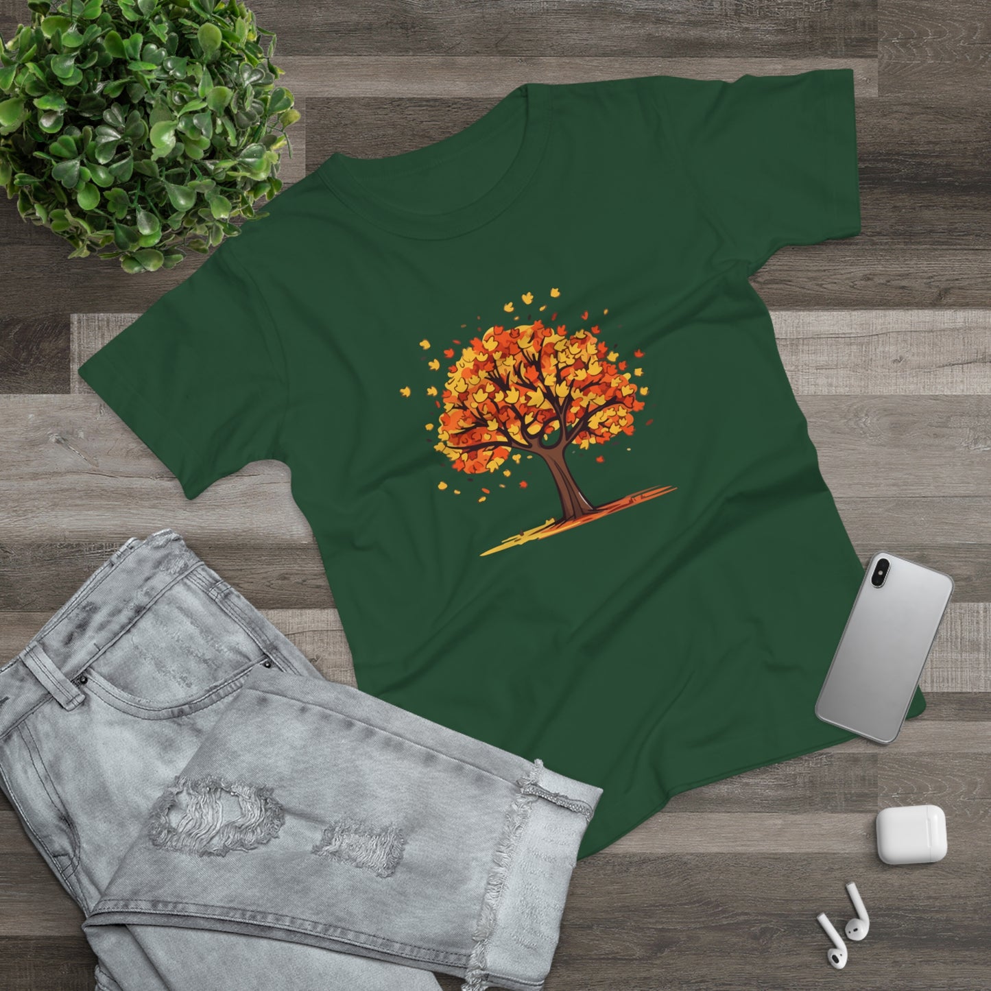 Leaves of the Fall - Women’s Maple Tee