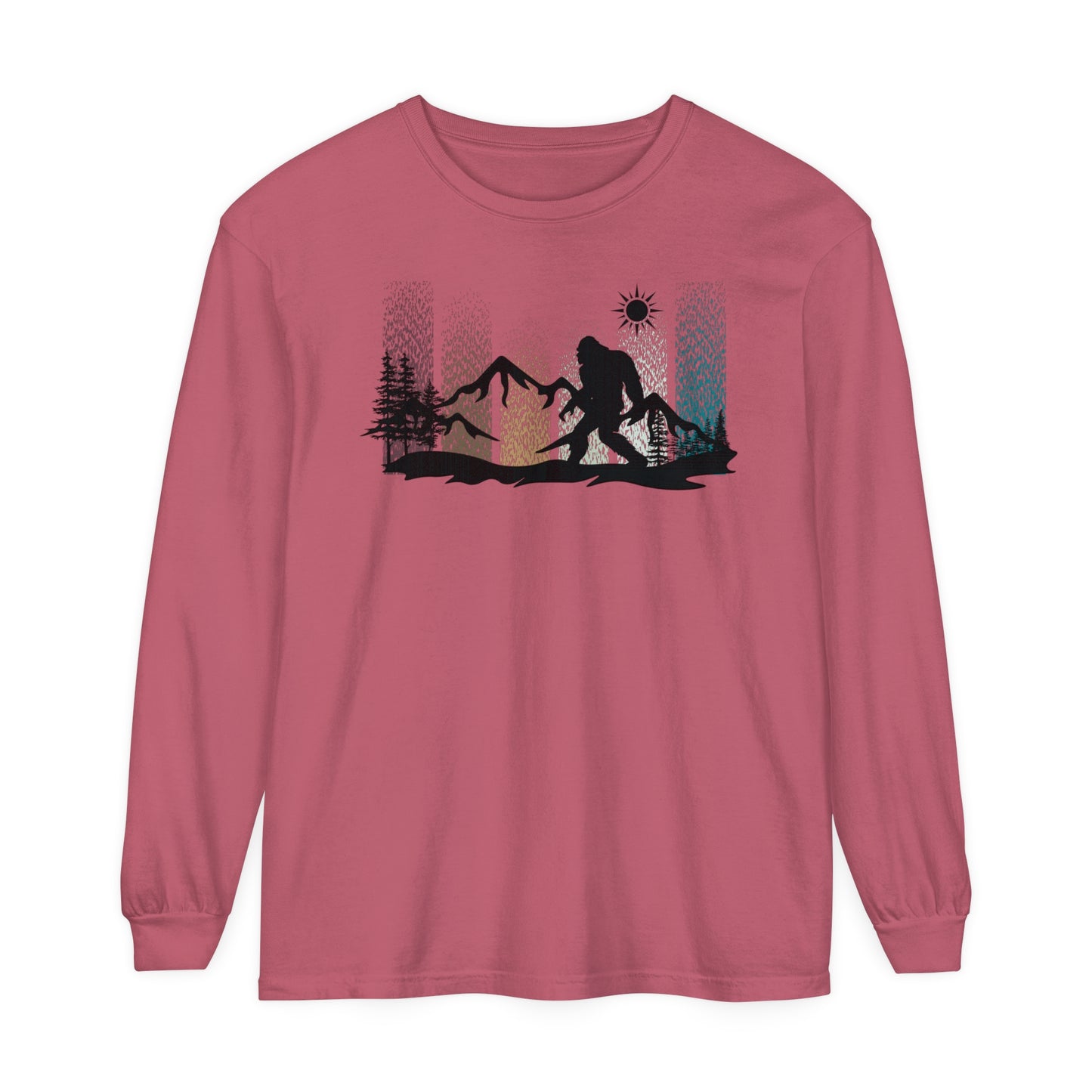 Bigfoot In the Woods - Long Sleeve Shirt