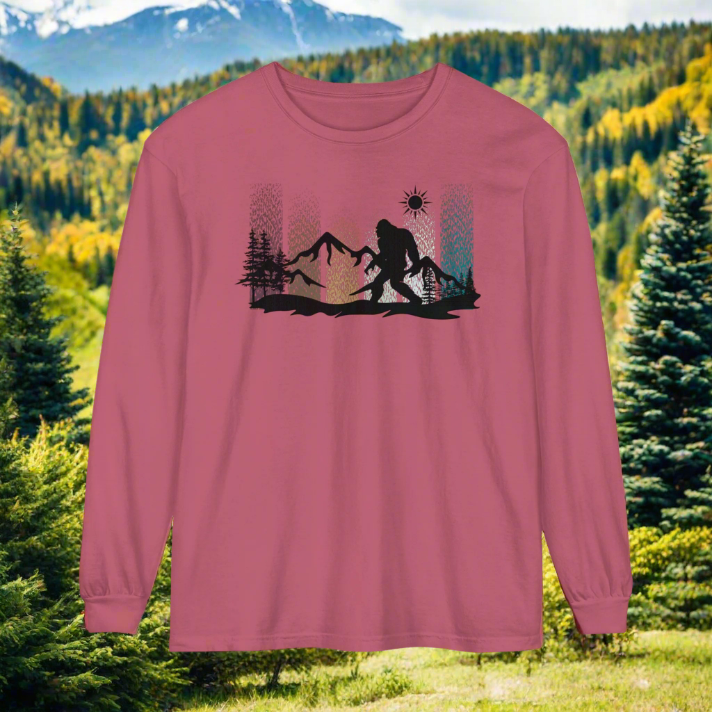 Bigfoot In the Woods - Long Sleeve Shirt