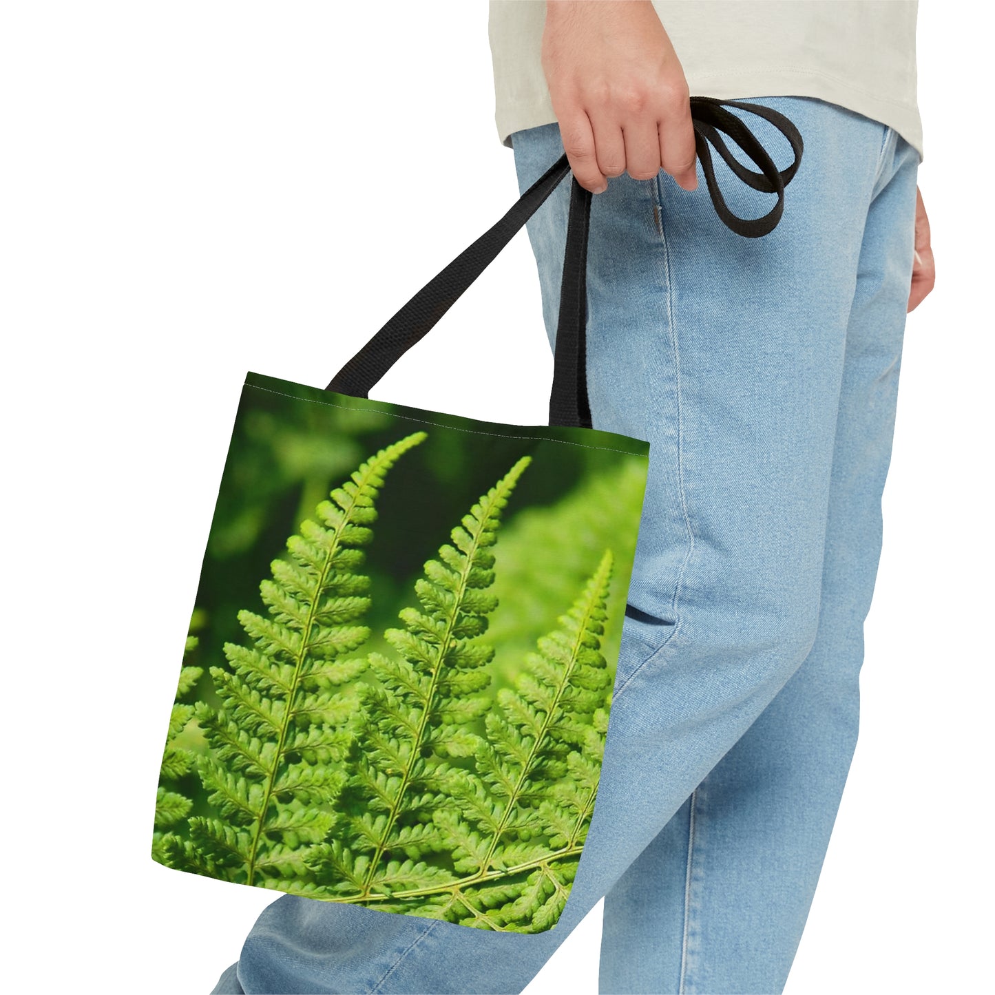 Green Fern Tote Bag