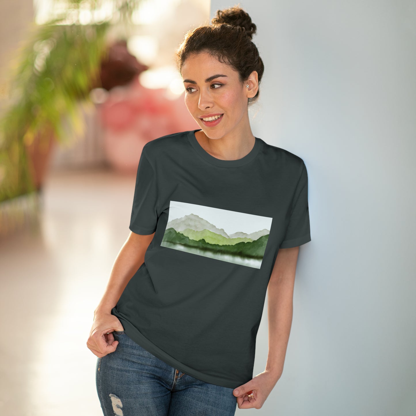 Mossy Mountain Organic Creator T-shirt - Unisex