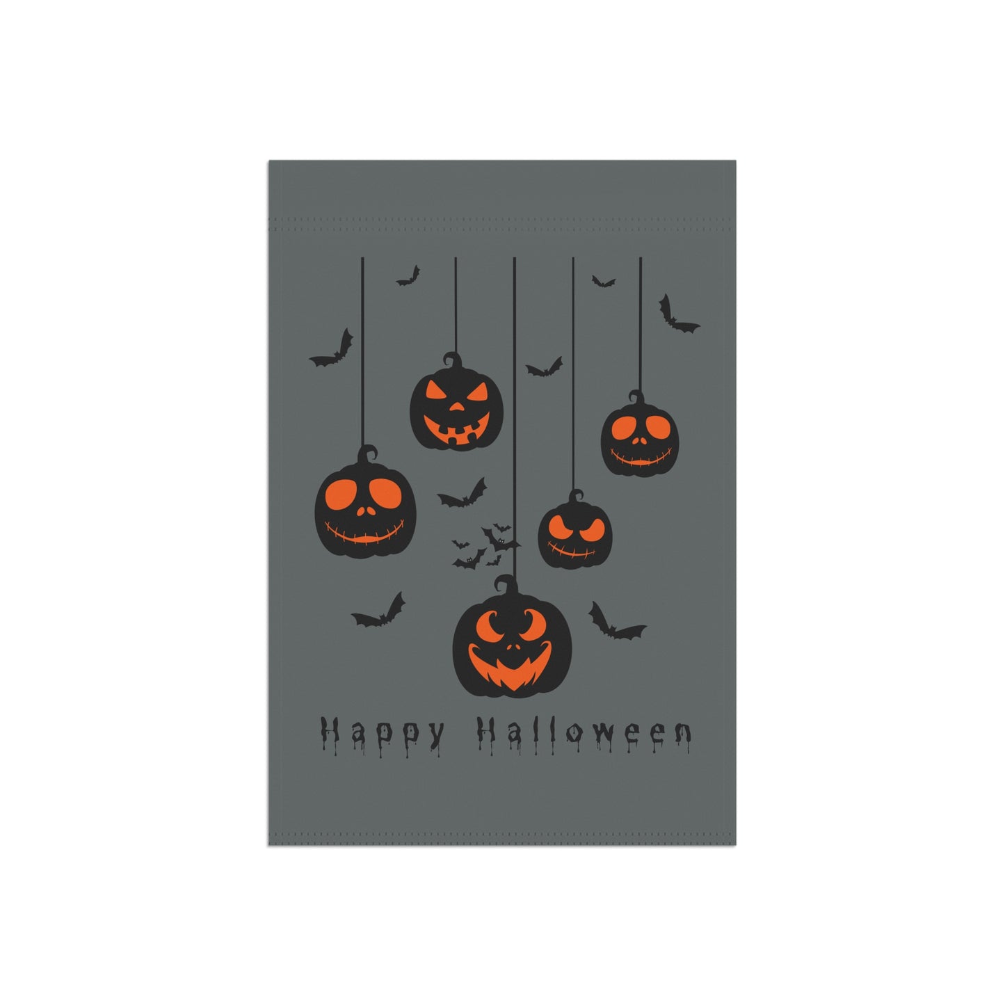 Happy Halloween Spooky Pumpkins - Garden & House Banner