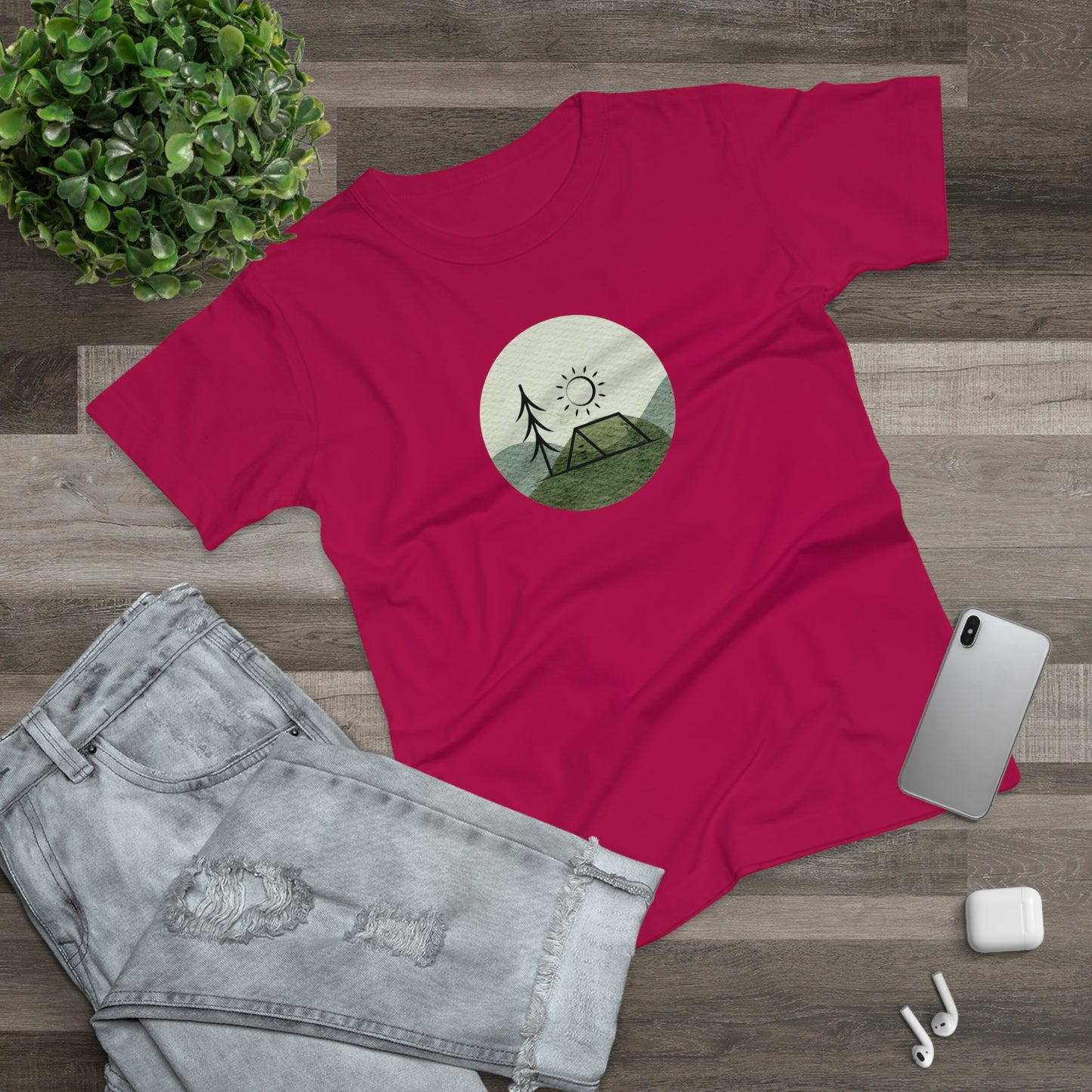 Camp with Me - Women’s Tee