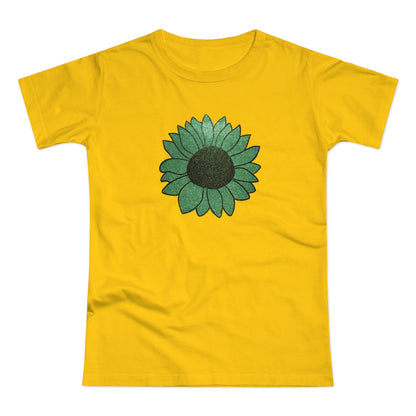 Green Flower Women's T-shirt
