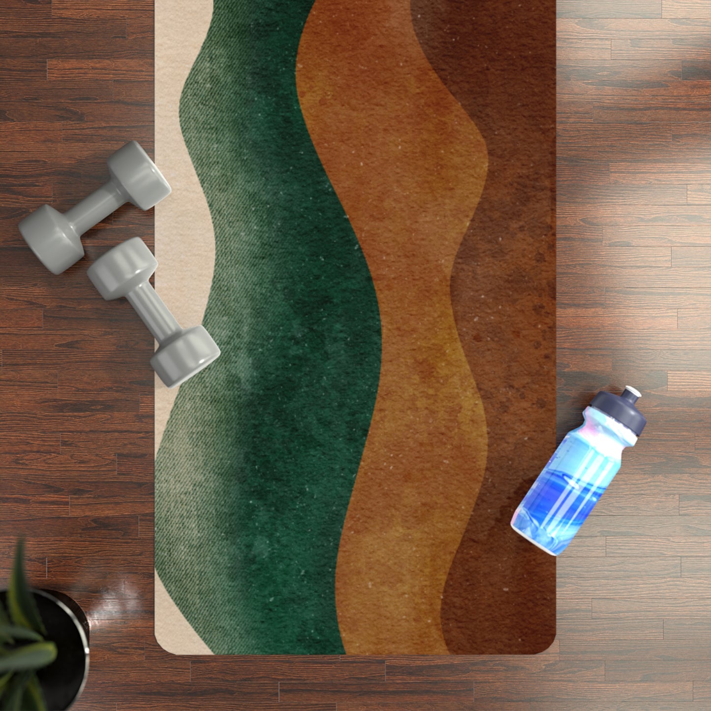 Yoga Mat - Desert Waves Rubber Yoga Mat