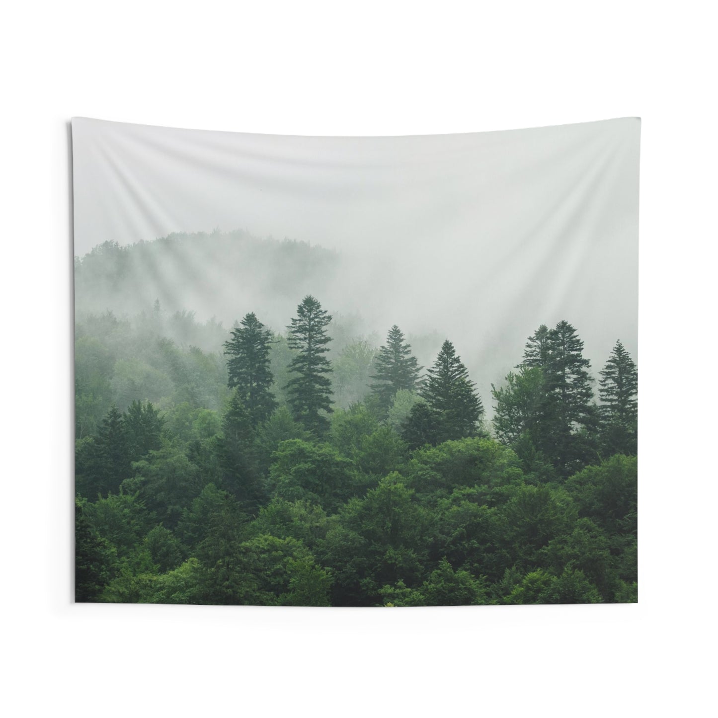 Foggy Mountain Indoor Wall Tapestries