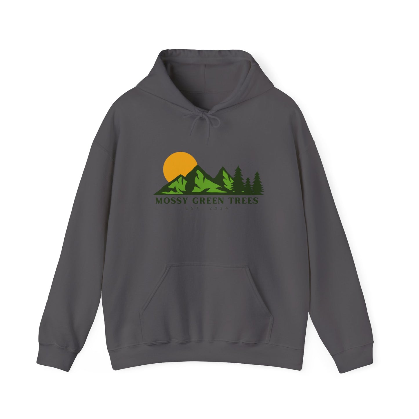 Mossy Green Trees - Unisex Hooded Sweatshirt