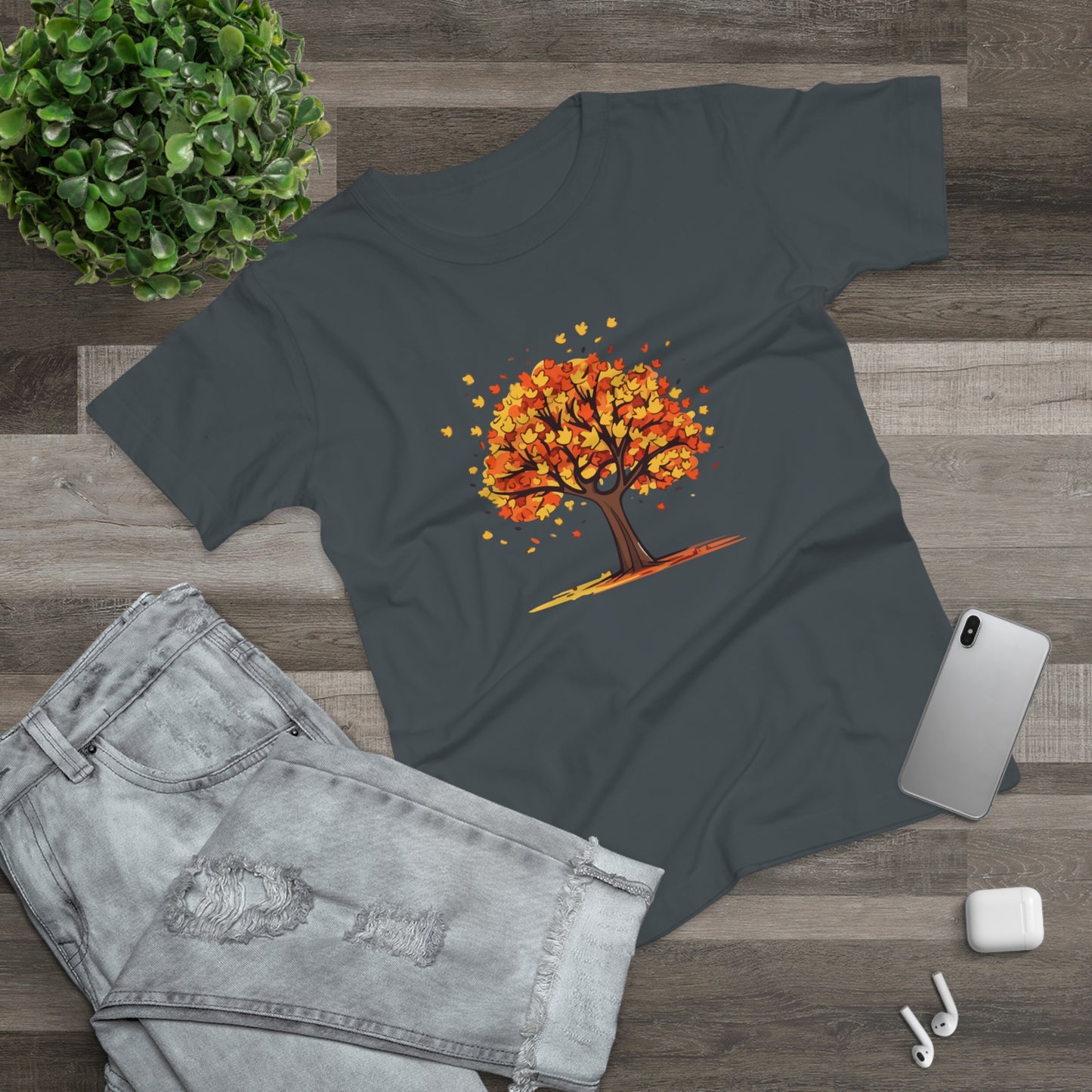 Leaves of the Fall - Women’s Maple Tee