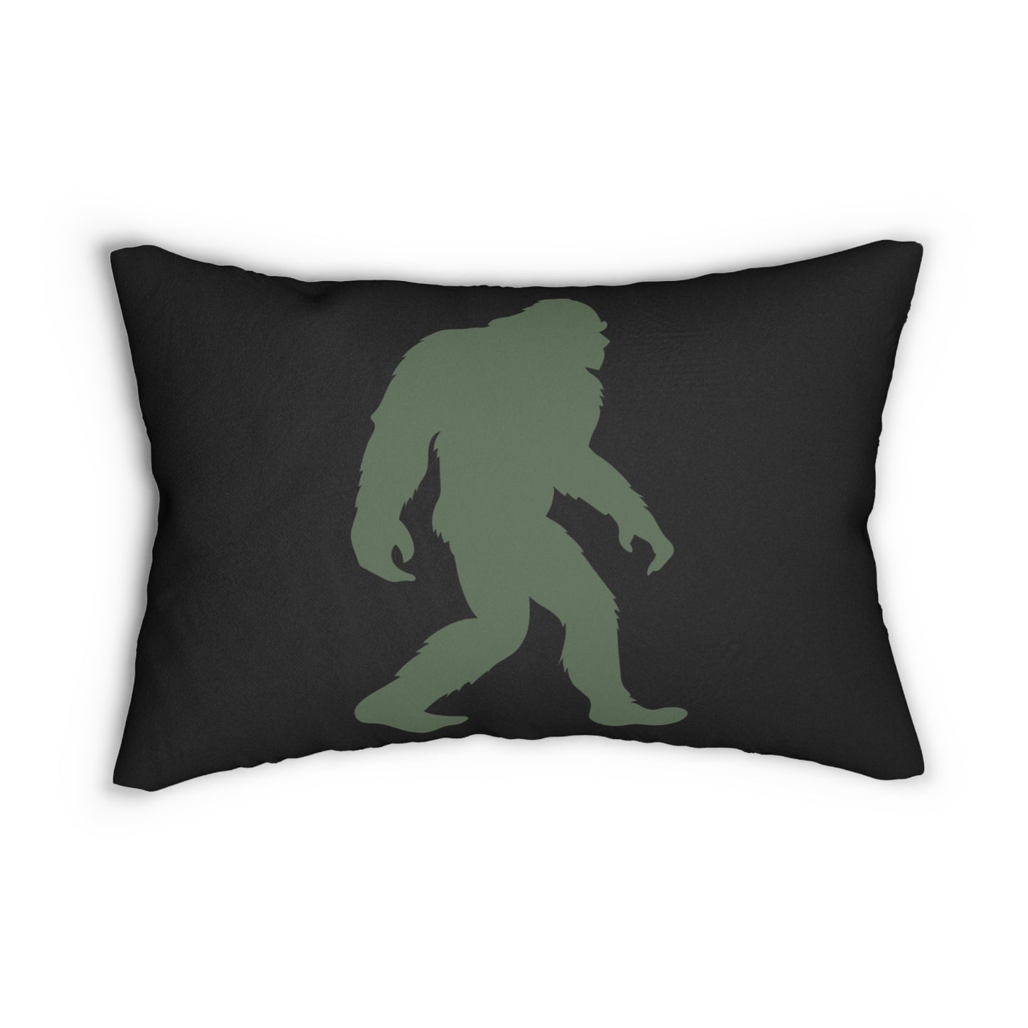 Bigfoot Green Lumbar Pillow