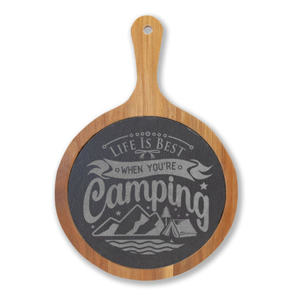 Life is Best When Your Camping - Charcuterie Board