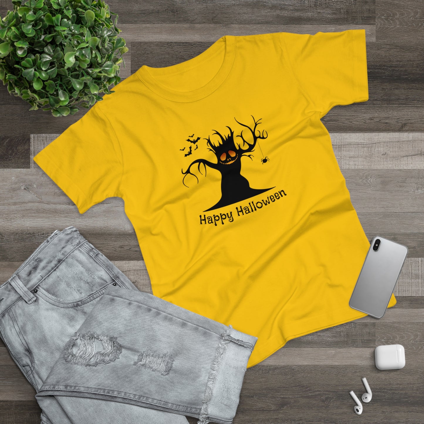 Happy Halloween Spooky Tree  - Women’s Tee