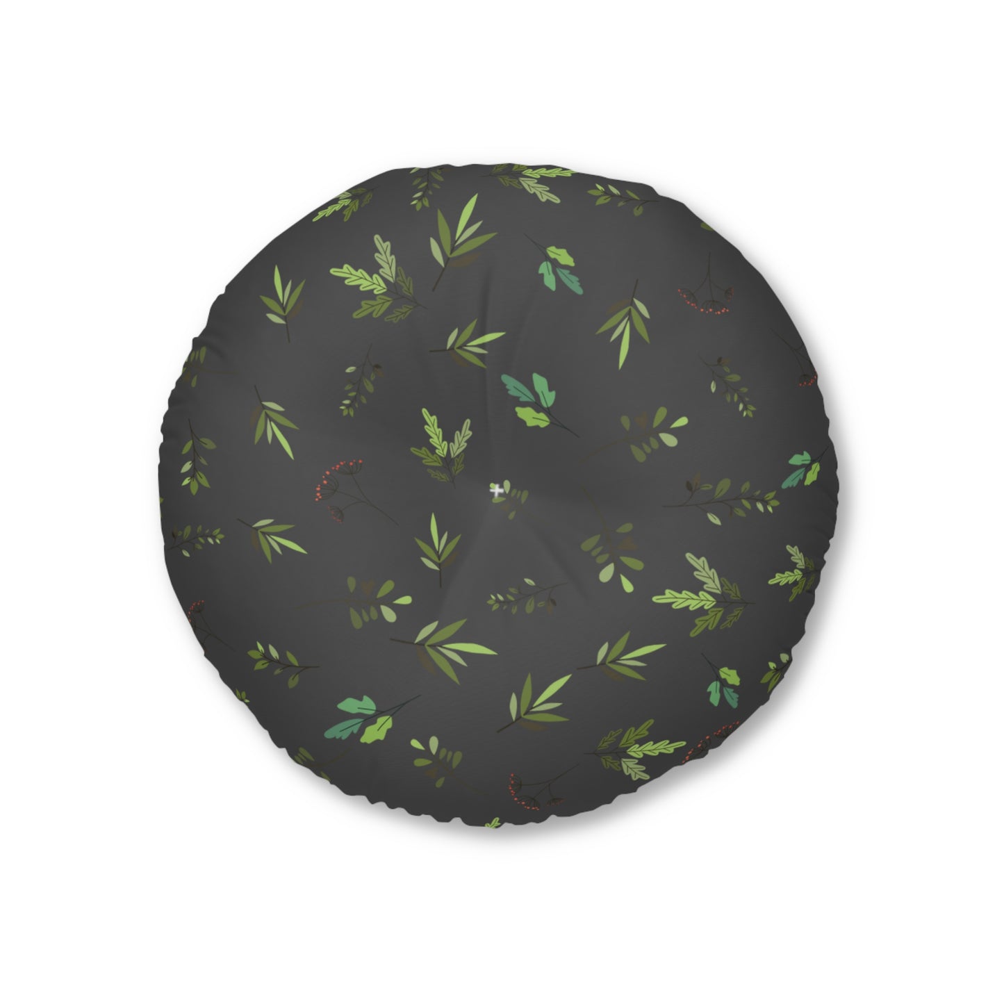 Green Leaves Floor Pillow