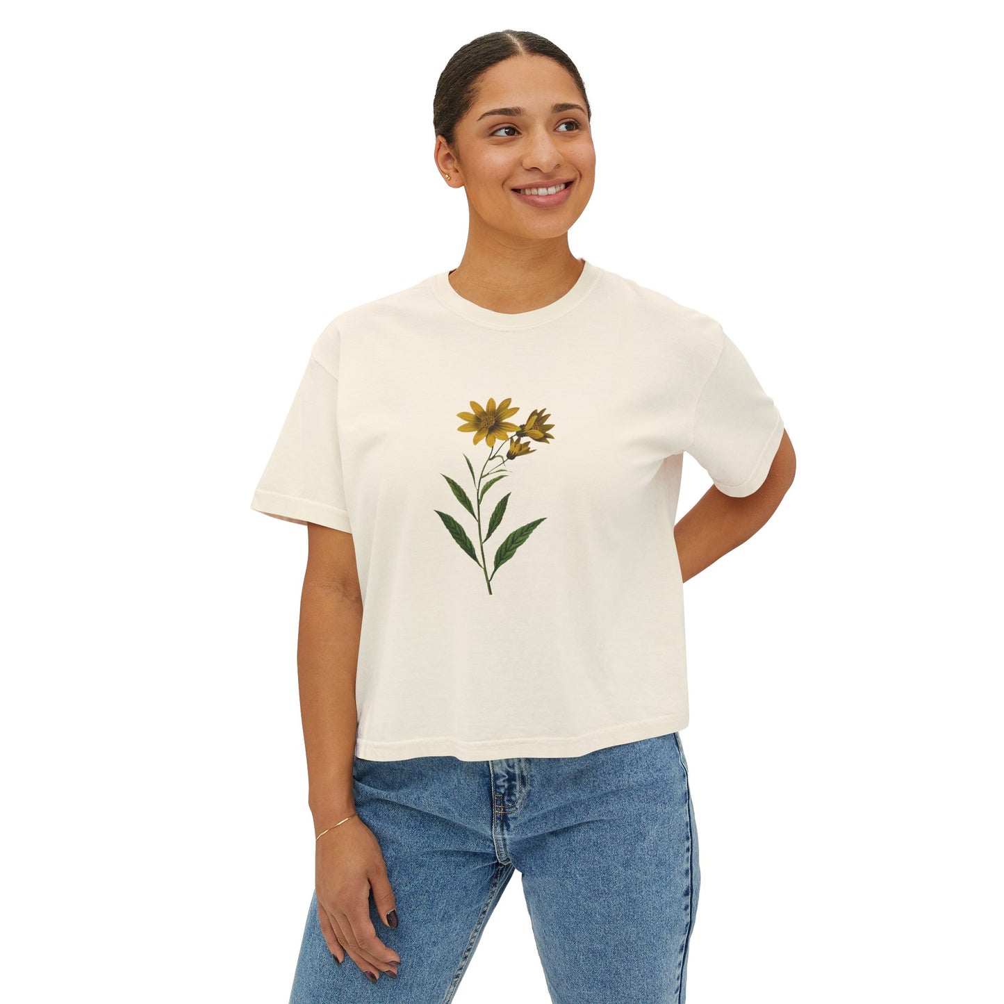 Pretty Flower Women's Boxy Tee