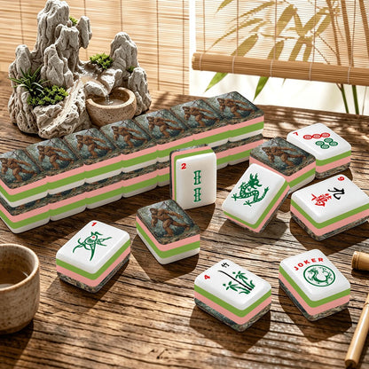 4 Layer Mahjong Tiles Set - Multiple Styles Available