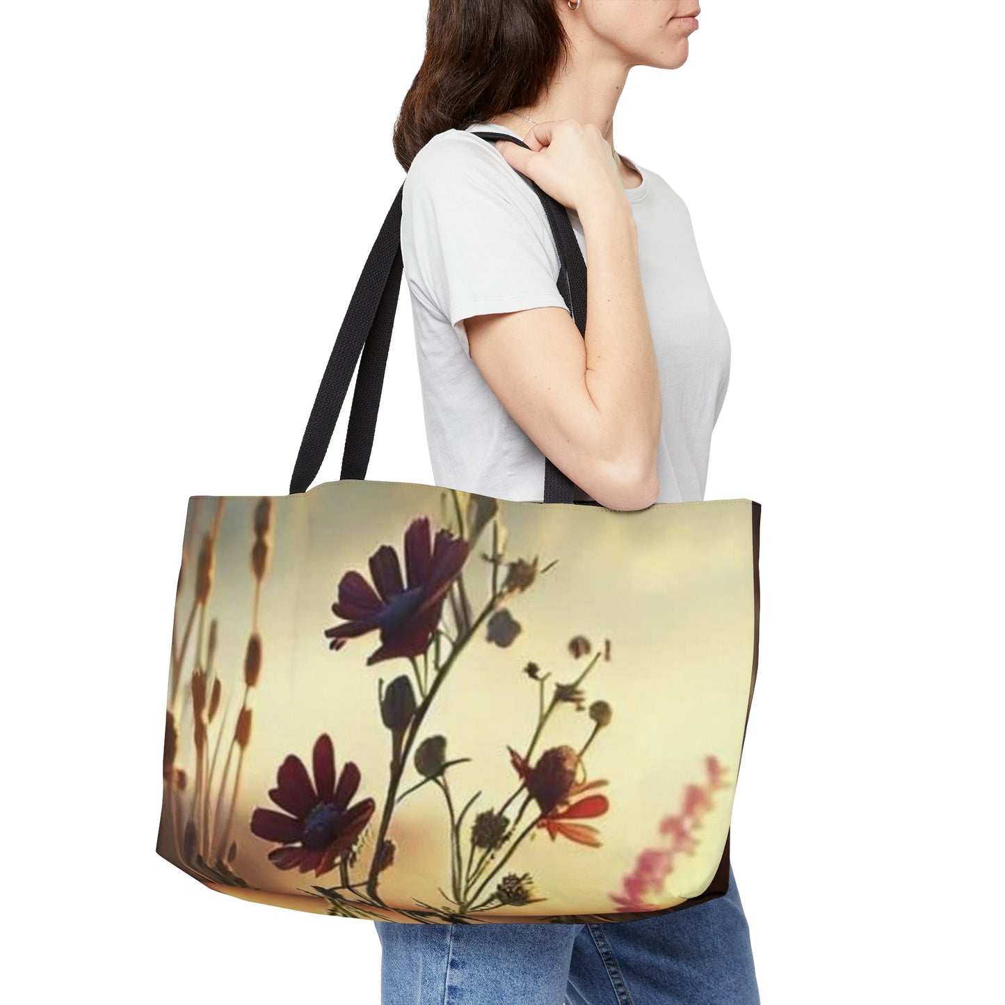 Morning Flowers Weekender Tote Bag