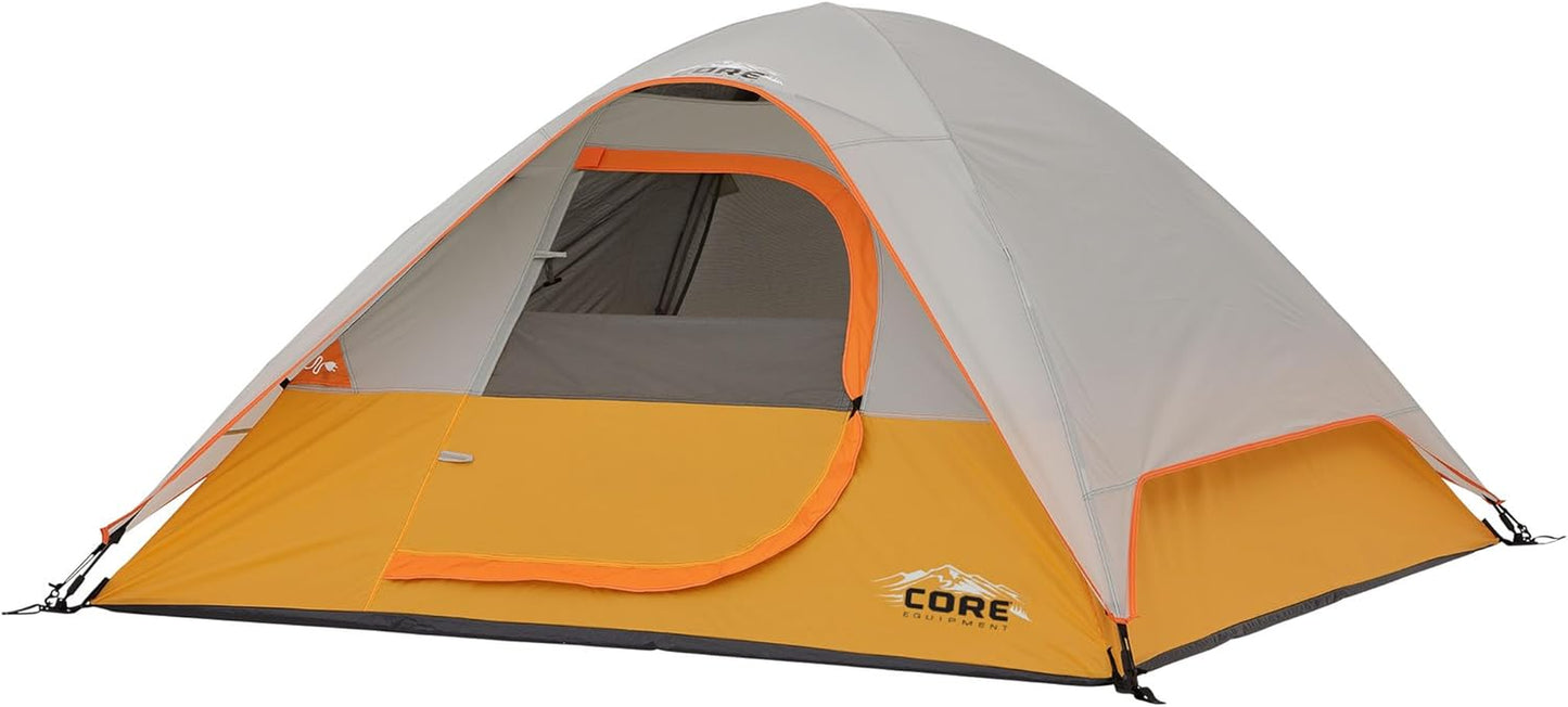 CORE Tent for Family Camping, Hiking and Backpacking | Dome Camp Tents with Included Tent Gear Loft for Outdoor Accessories