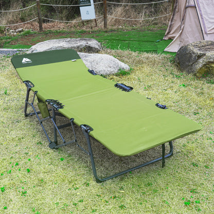 Adult Quick Fold Speedy Camp Cot, Green, 79"X 33" X 16"